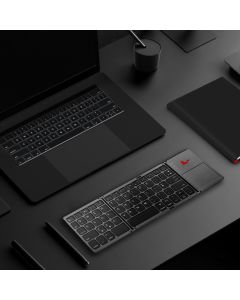 Universal Foldable Bluetooth Keyboard With Touchpad
